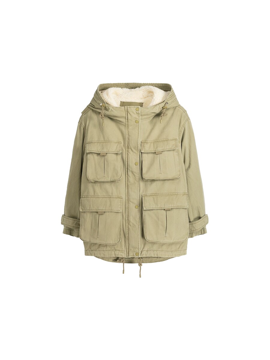 

Зимняя парка Bershka, хаки