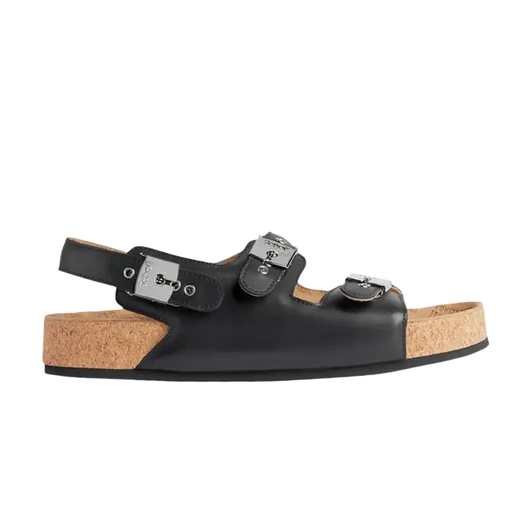 Сандалии Balenciaga Flat Sandal, черный