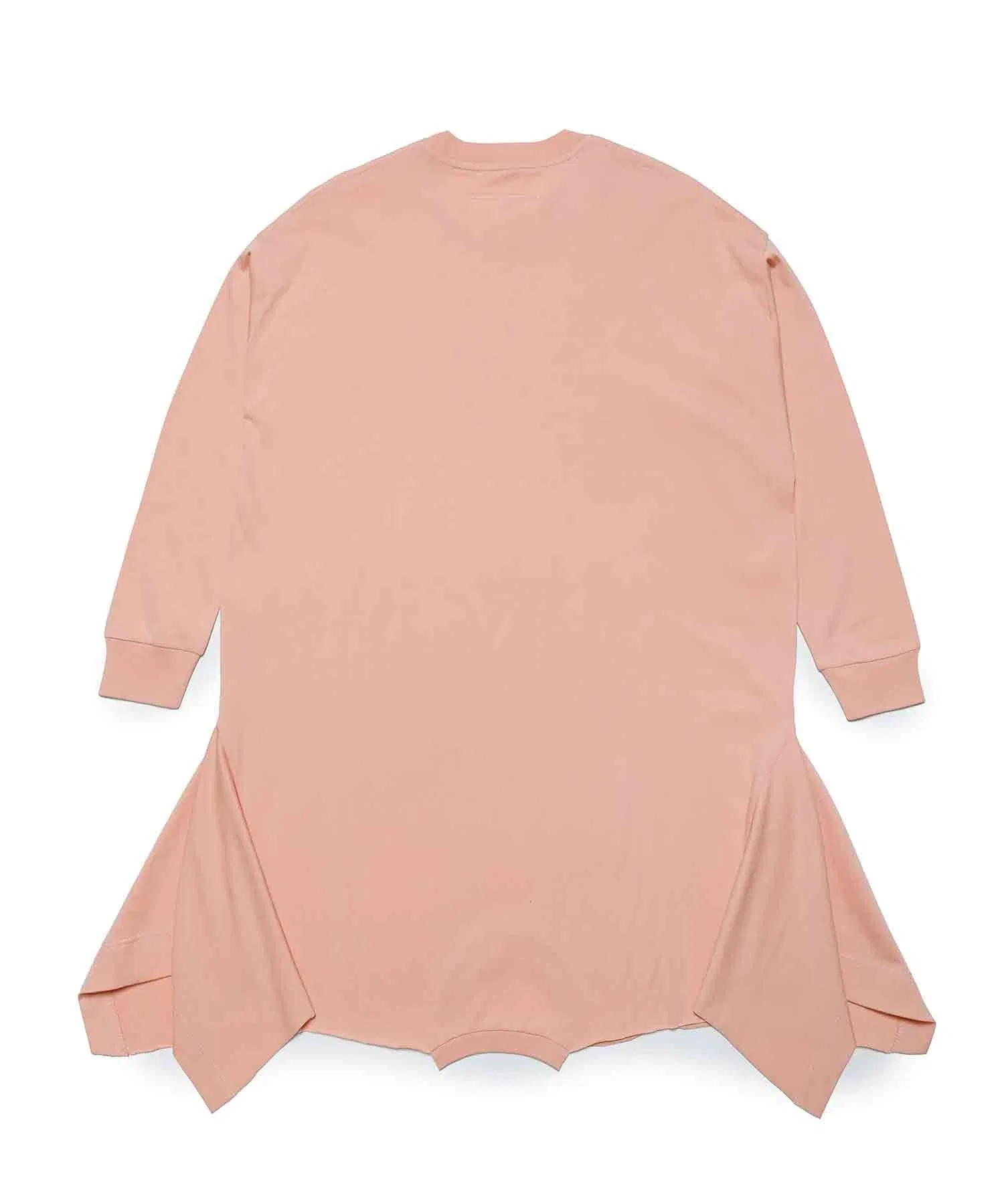 Унисекс хлопковое платье с логотипом MM6 Maison Margiela синее — фото 4