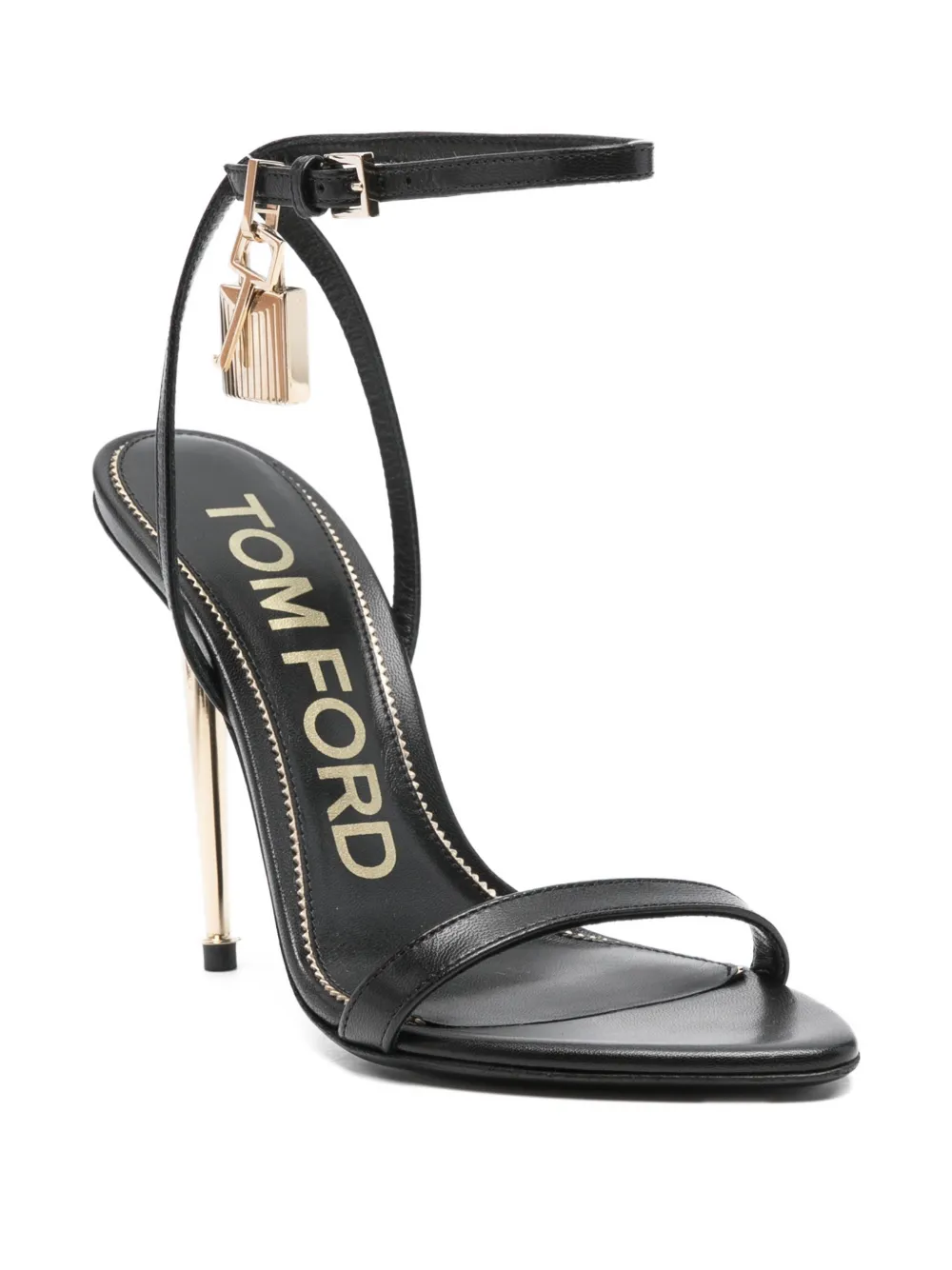 Босоножки с застежкой-замком Tom Ford, черный — фото 2