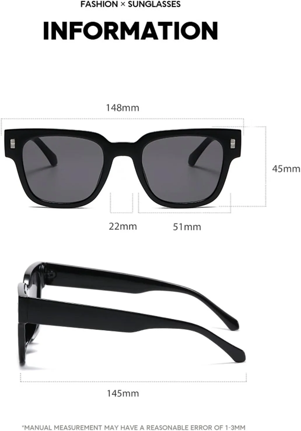 

Солнцезащитные очки GAOXIN в крупной оправе в стиле ретро для мужчин и женщин, для использования на открытом воздухе, на пляже и в тени (Цвет: E, Размер: Средний), E