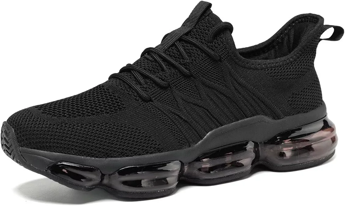 

Мужские кроссовки для бега с амортизацией, противоскользящие, для тренировок, повседневной носки, баскетбольные кроссовки, модные теннисные спортивные кроссовки, фитнес и кросс-тренинг Srenket, черный