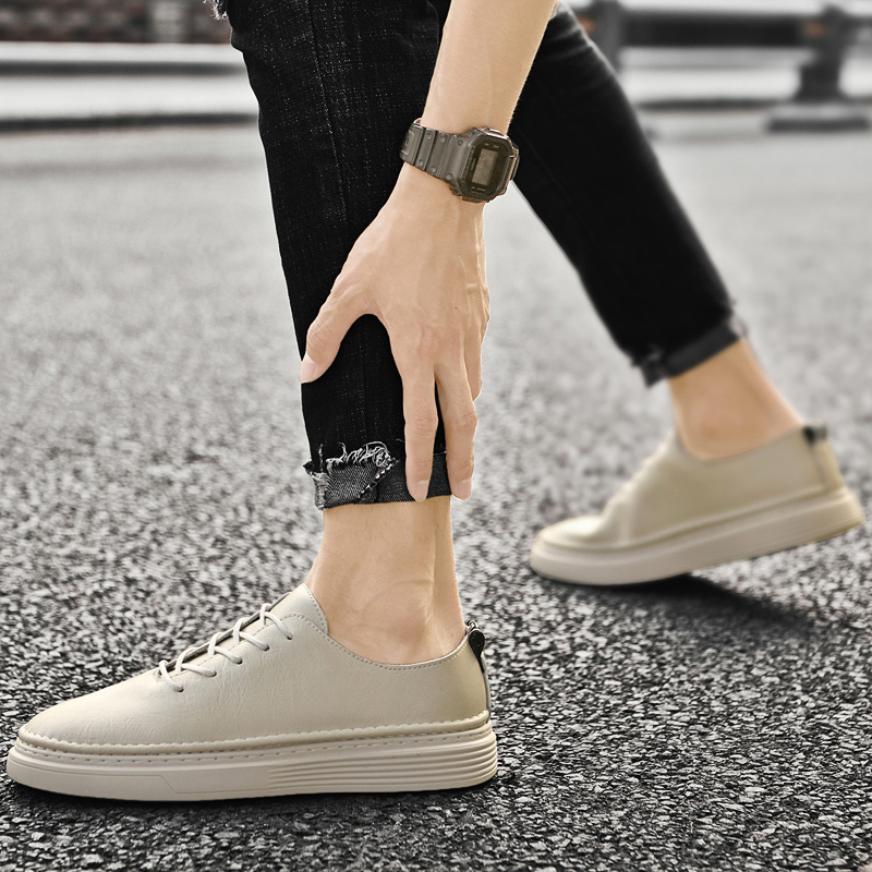 Bull Thunder Дышащие легкие мужские кэжуал кеды низкие бежевые, цвет Beige — фото 3