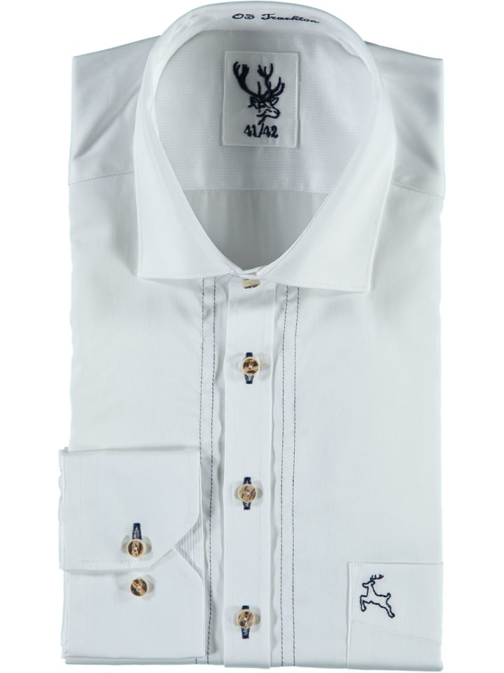 

Рубашка Нводжи белого и средне-синего цветов Gipfelstürmer