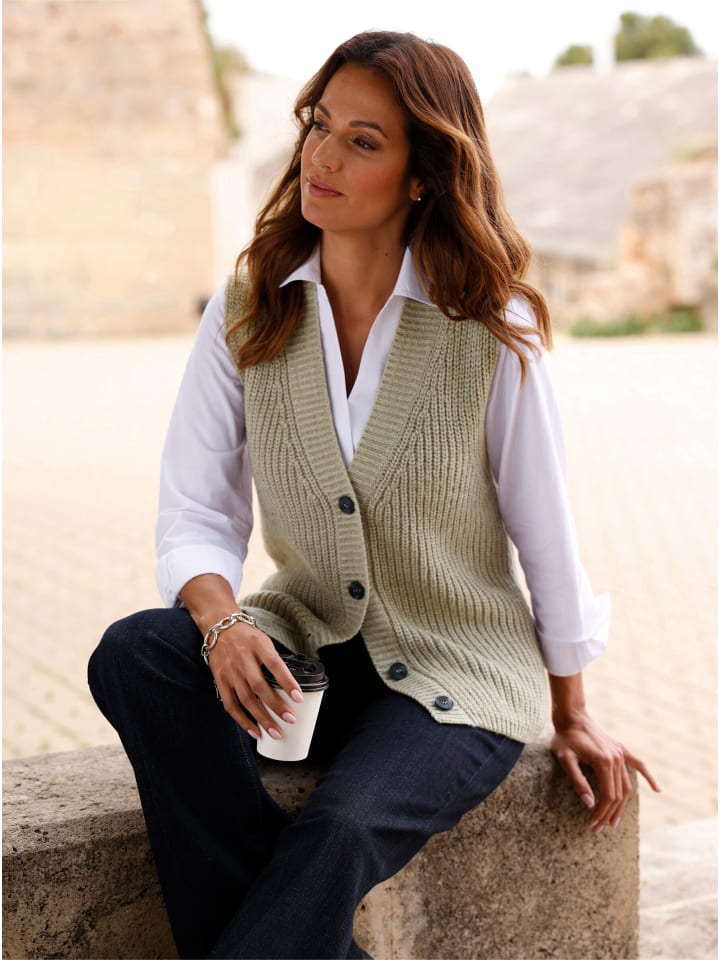 

WITT WEIDEN Вязаный жилет в грязи