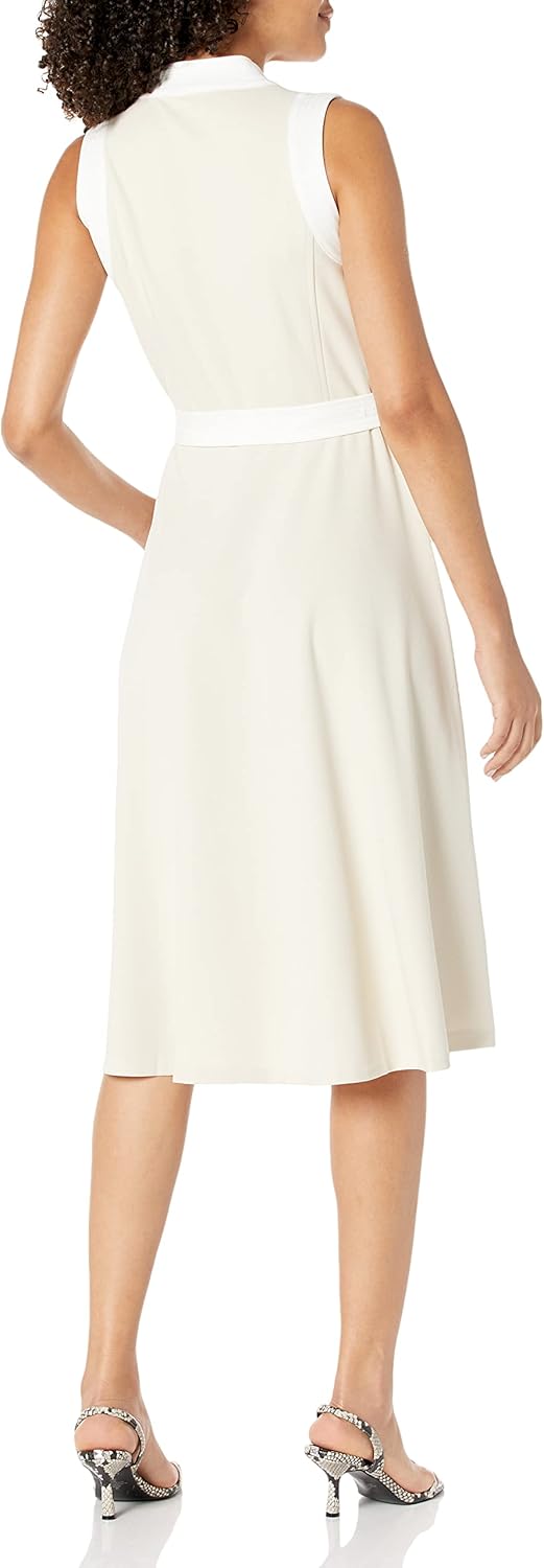 Tommy Hilfiger Женское платье,  облегающая и расклешенная юбка, Parchment/Ivory — фото 2