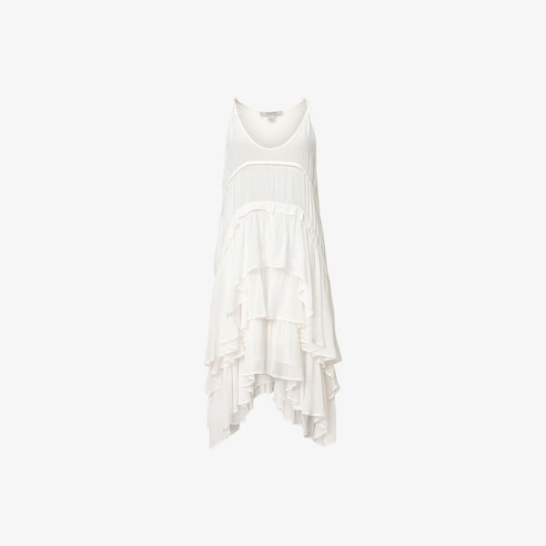 

Платье Allsaints с рюшами, белый