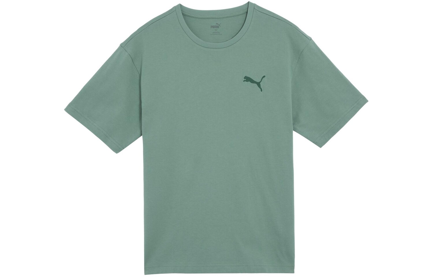 

Футболка унисекс Puma, светло-зеленый/серый