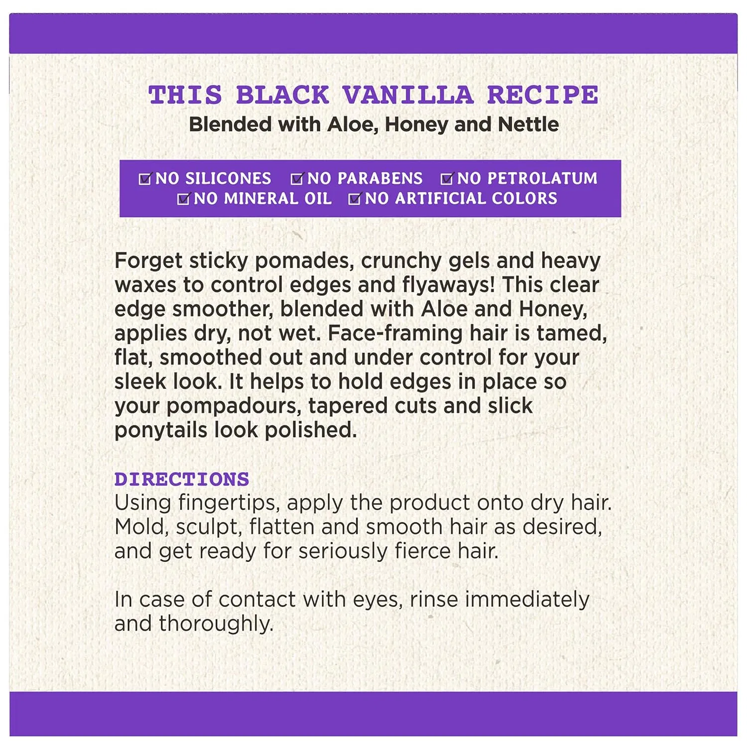 Средство для укладки волос «Black Vanilla Edge Control Smoother» от Carol's Daughter Carol'S Daughter — фото 2