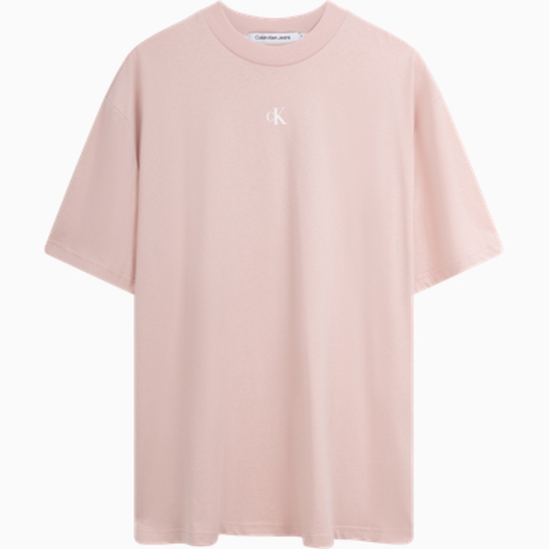 Футболка Unisex SS24 Calvin Klein, tf6-shell розовый — фото 3
