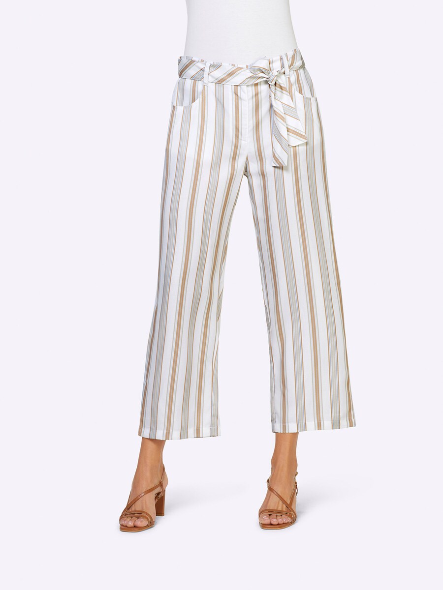 

Широкие брюки heine, цвет Beige/Light beige