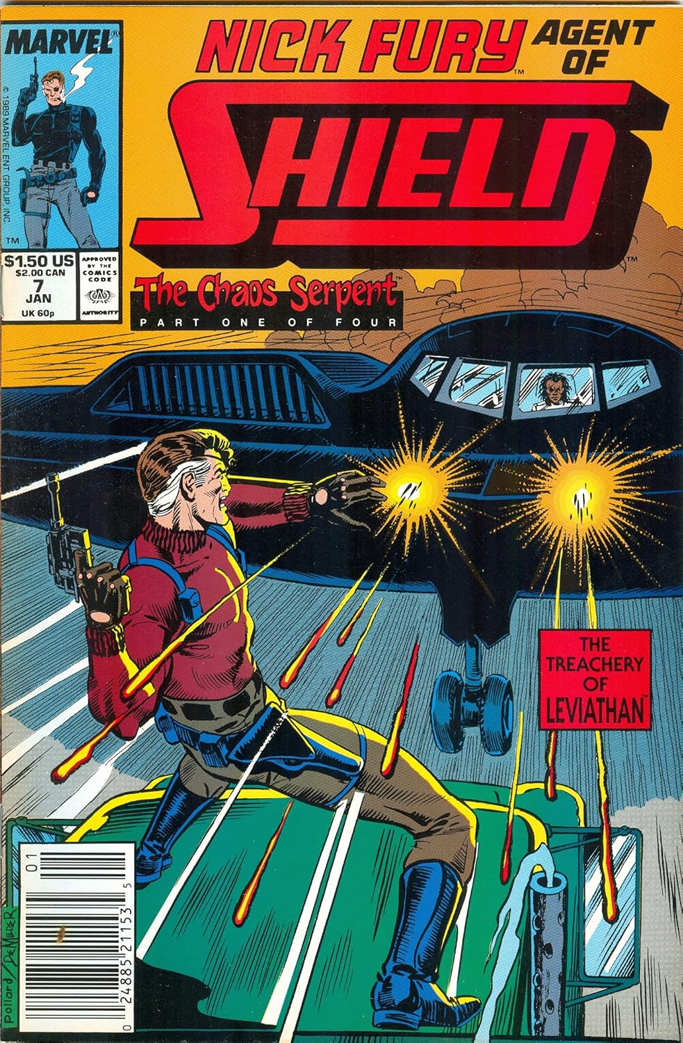 

Nick Fury Agent of Shield # 7 January 1989 (Marvel Comics)