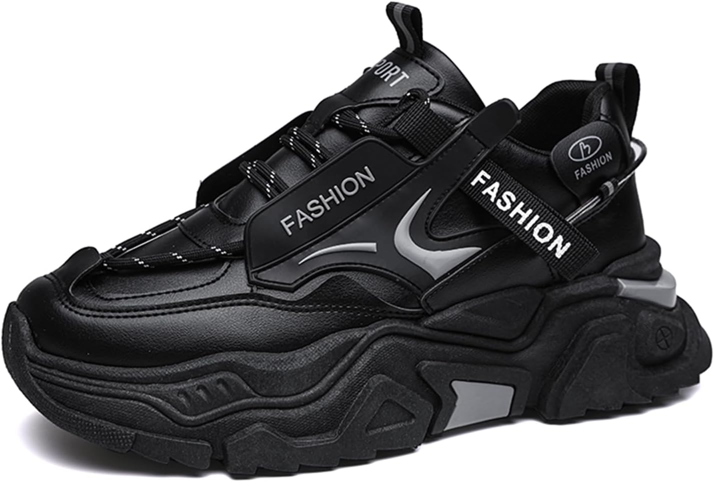 

Мужские повседневные спортивные кроссовки GSIGUL для ходьбы, тенниса и тренировок, модные массивные кроссовки для мужчин, черный