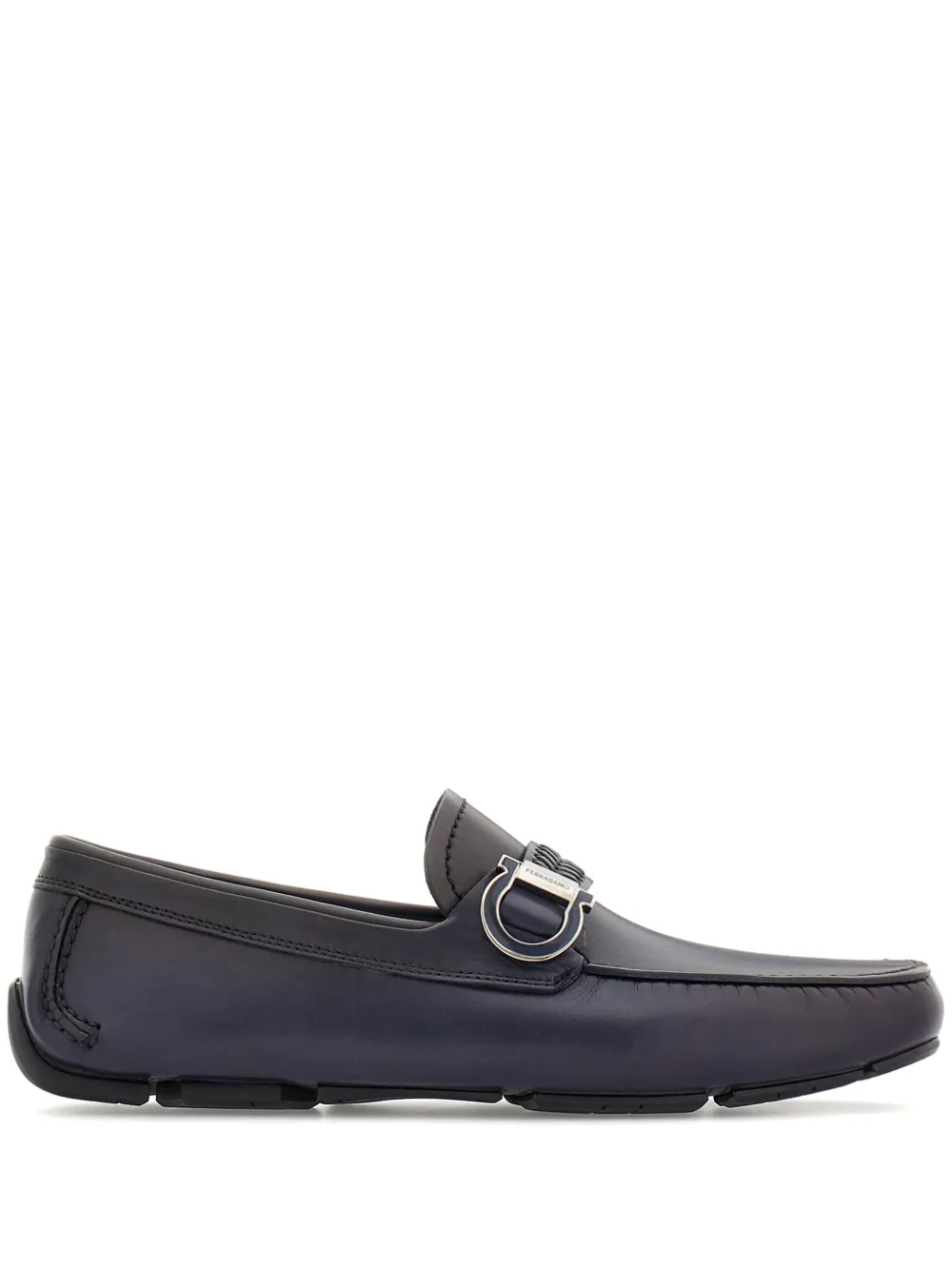 

Мокасины с декором Gancini Ferragamo, синий