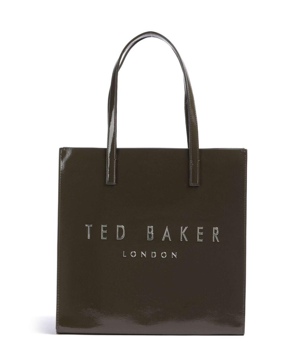 

Шоппер crinkon из искусственной кожи Ted Baker, хаки