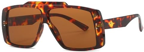 

Винтажные солнцезащитные очки в большой оправе 2027 года для женщин и мужчин, большие градиентные солнцезащитные очки, женские панк-очки с защитой от УФ-излучения UV400 MTZJH, 5