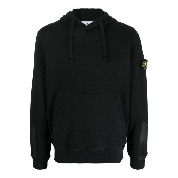 

Толстовка hoodie 'black' Stone Island, черный
