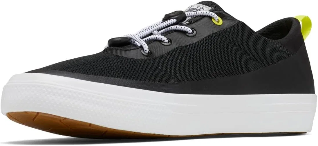 Мужские лодочные туфли Columbia Bonehead PFG, Black White — фото 2