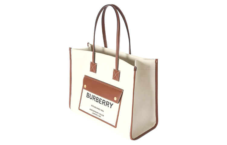Сумка Burberry из канваса с кожаной отделкой — фото 3