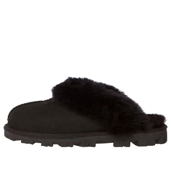 Сандалии кокетливые тапочки одна педаль тапочки Ugg, черный