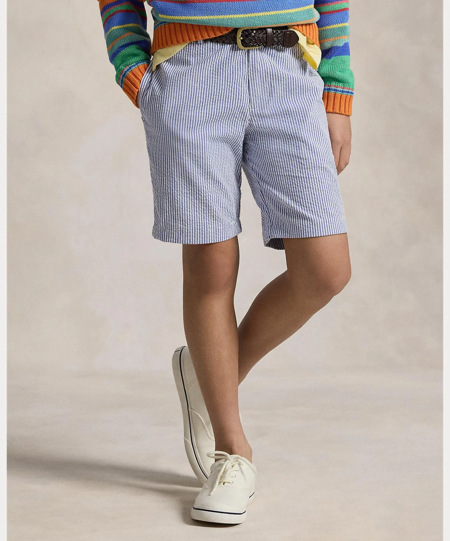 Детские шорты POLO RALPH LAUREN CHILDRENSWEAR из хлопка — фото 4
