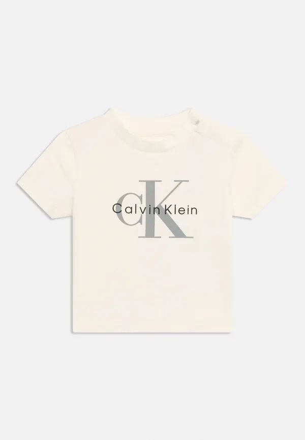 Футболка с принтом Monologo Calvin Klein Jeans, тофу — фото 3
