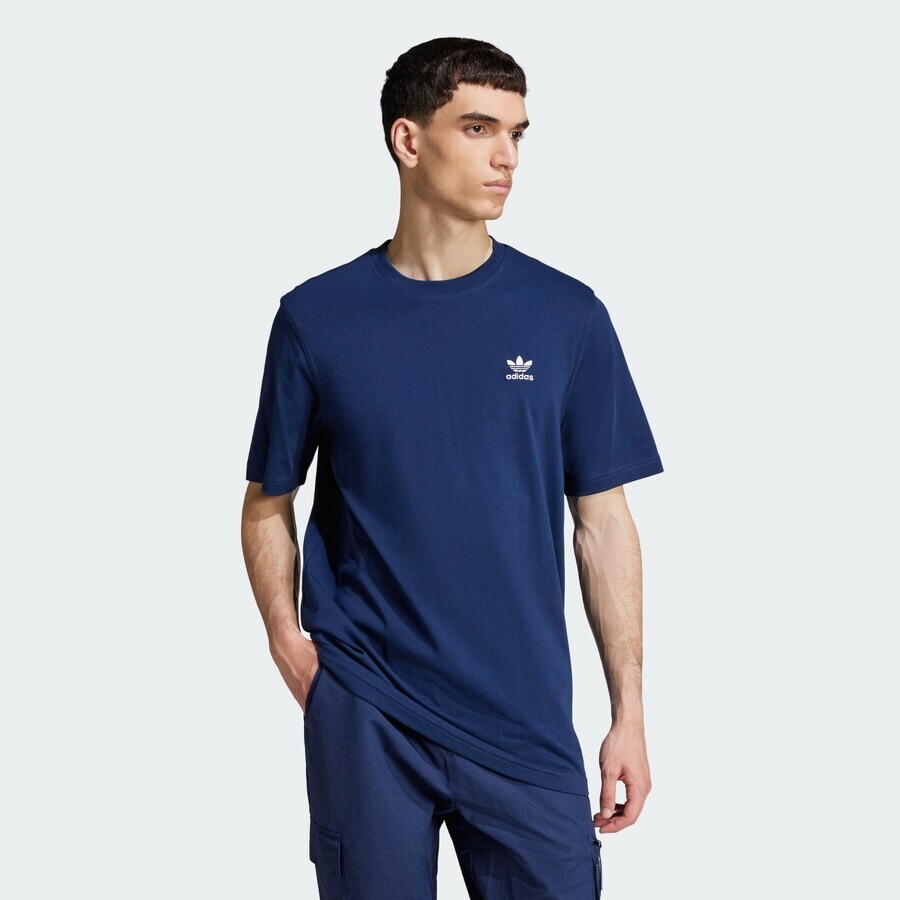 Классическая футболка ADIDAS ORIGINALS Shirt Trefoil, темно-синий — фото 2