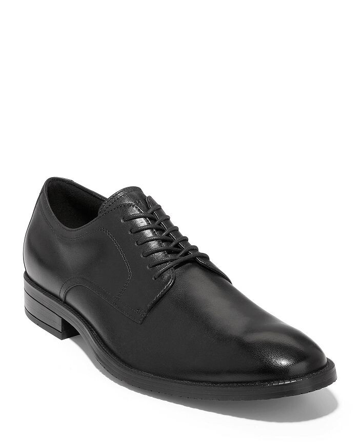 

Мужские классические туфли дерби Cole Haan Modern Essentials со шнуровкой и простым носком, черный