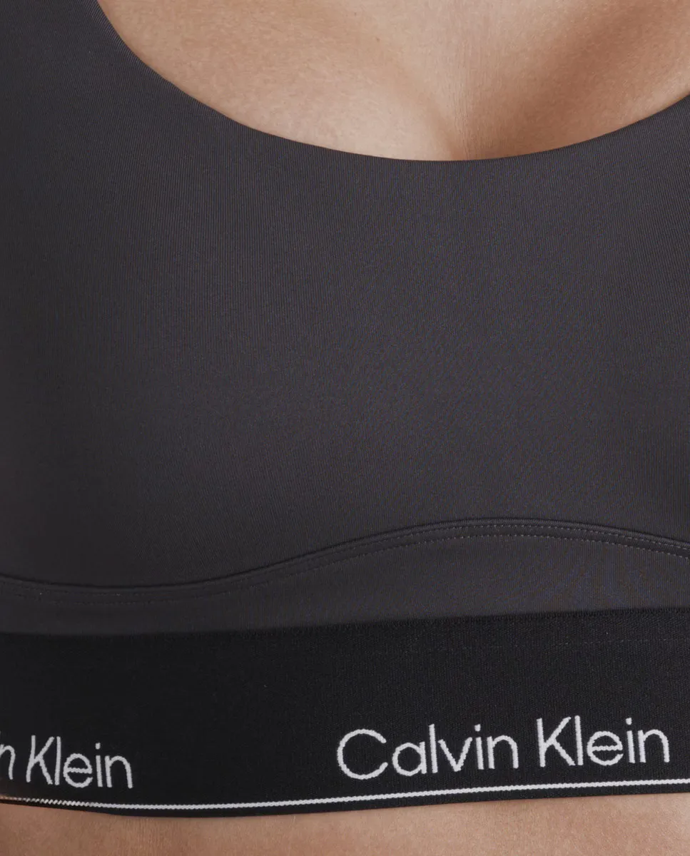 Calvin Klein женский спортивный бюстгальтер MODERN SPORT, чёрный — фото 4