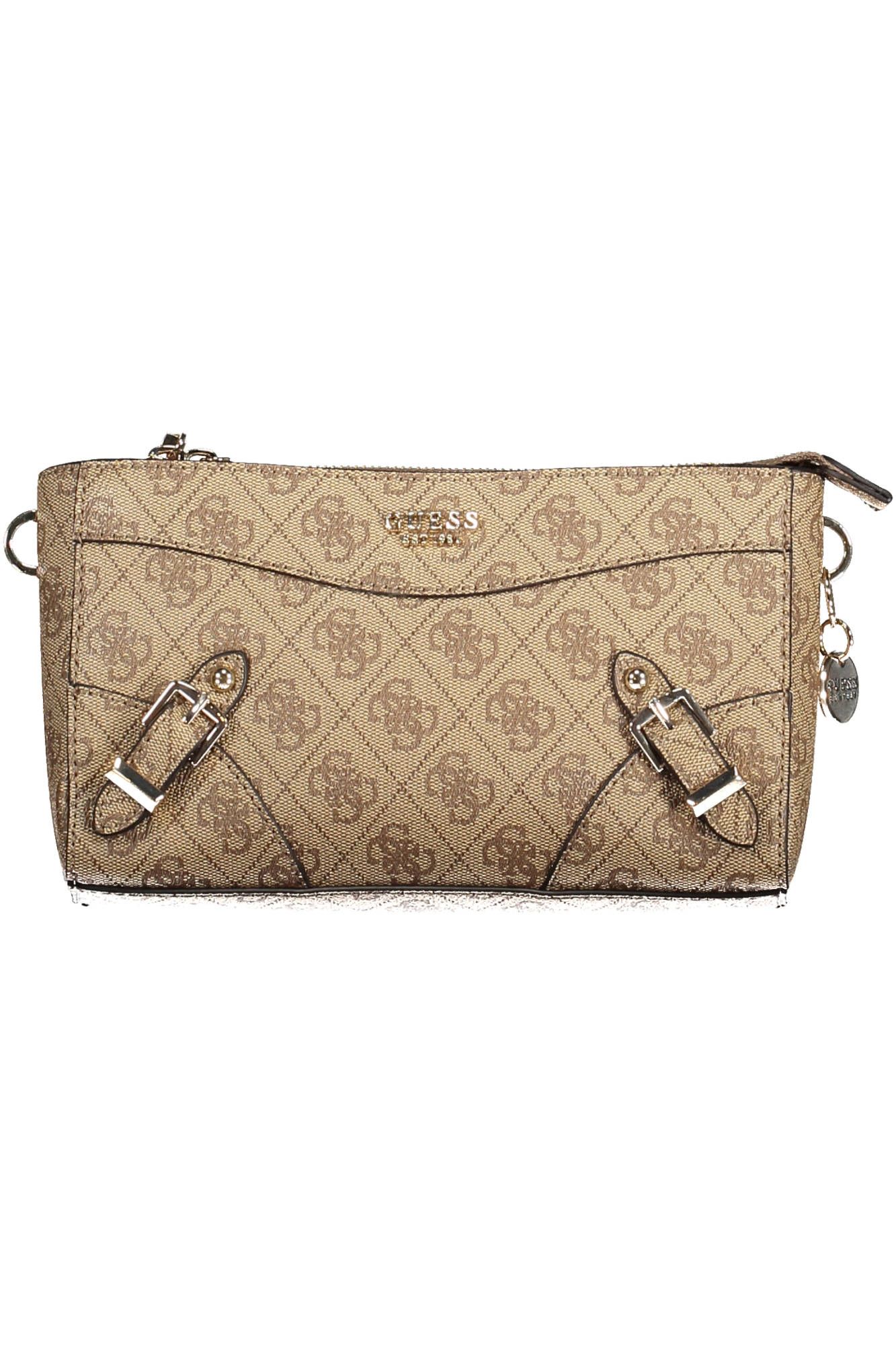 

Бежевая полиэтиленовая женская сумка Guess Shoes