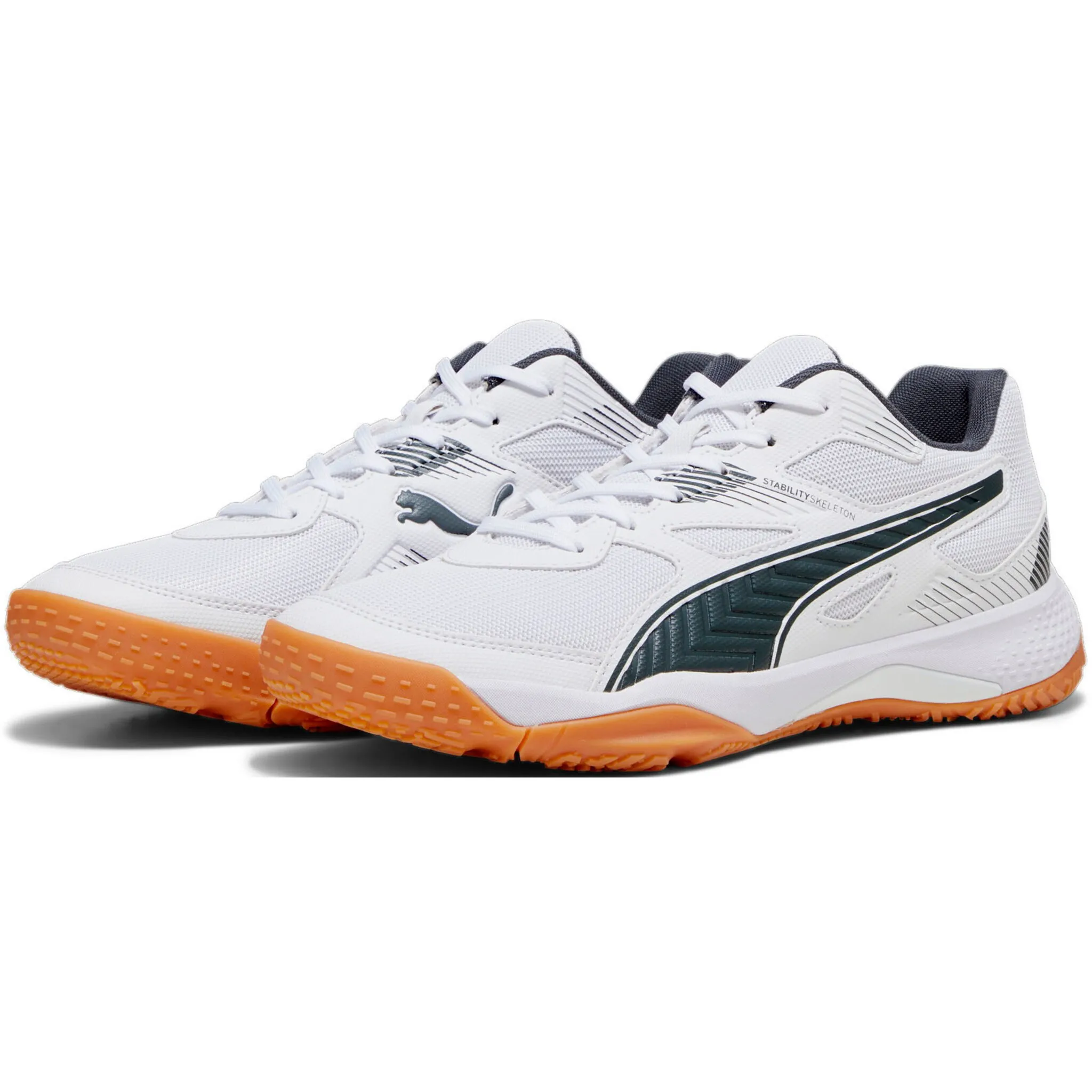

Кроссовки PUMA для дома "SOLARFLASH II", цвет Puma White-Shadow Gray-Gum