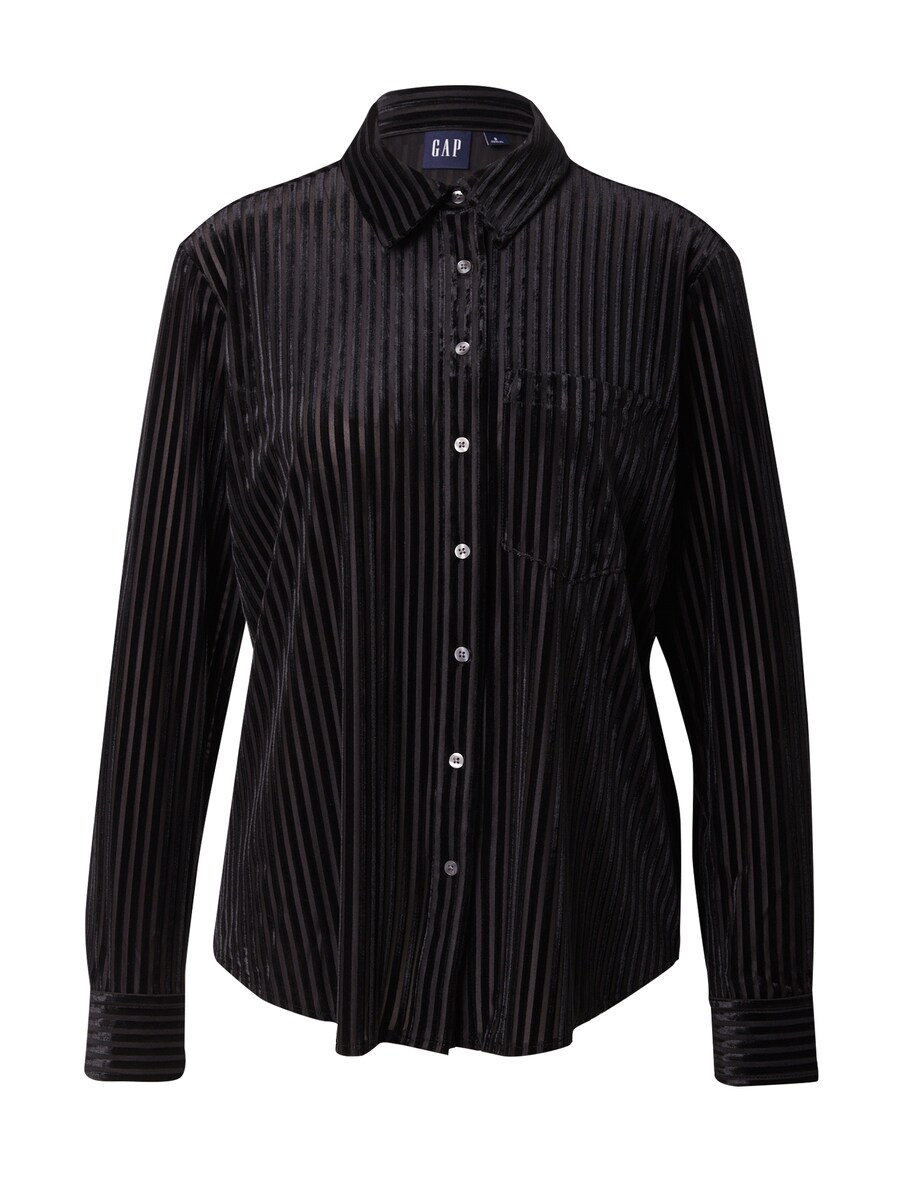 Блузка GAP VELVET, черный