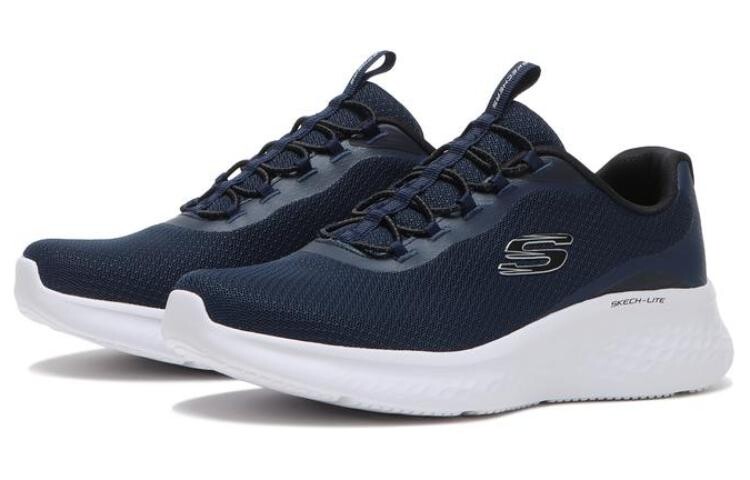 Кроссовки мужские низкие синие Skechers — фото 3
