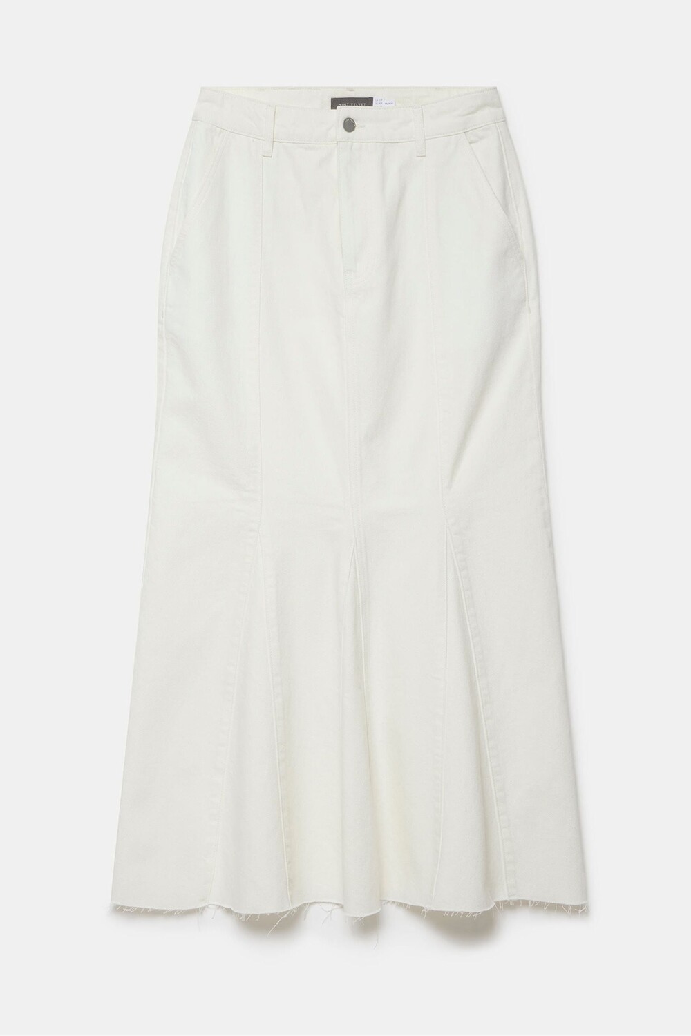 

Джинсовая юбка макси Mint Velvet, бежевый