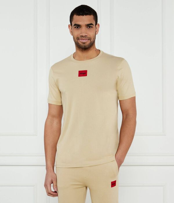 

Футболка diragolino212 Regular fit Hugo, желтый
