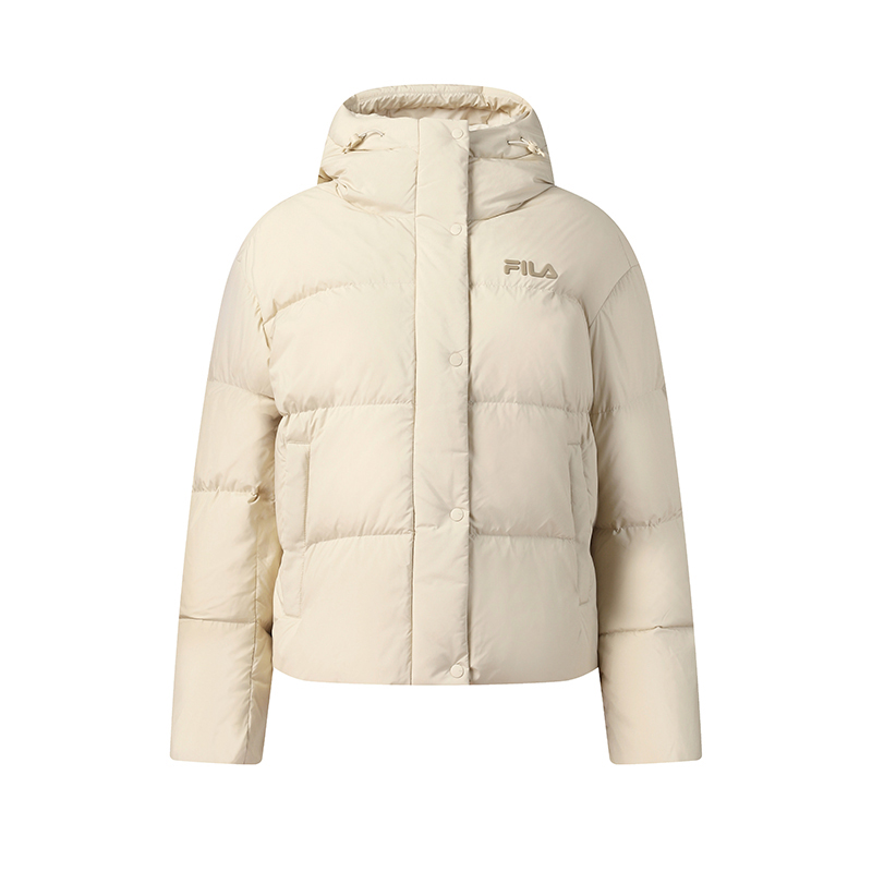 

FILA Оригинальный пуховик женский пшеничный, Wheat Straw Beige