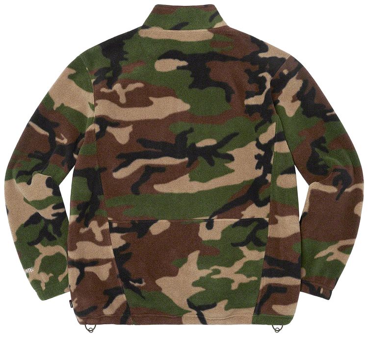 Куртка Supreme x Polartec Zip Jacket 'Woodland Camo', разноцветный — фото 2