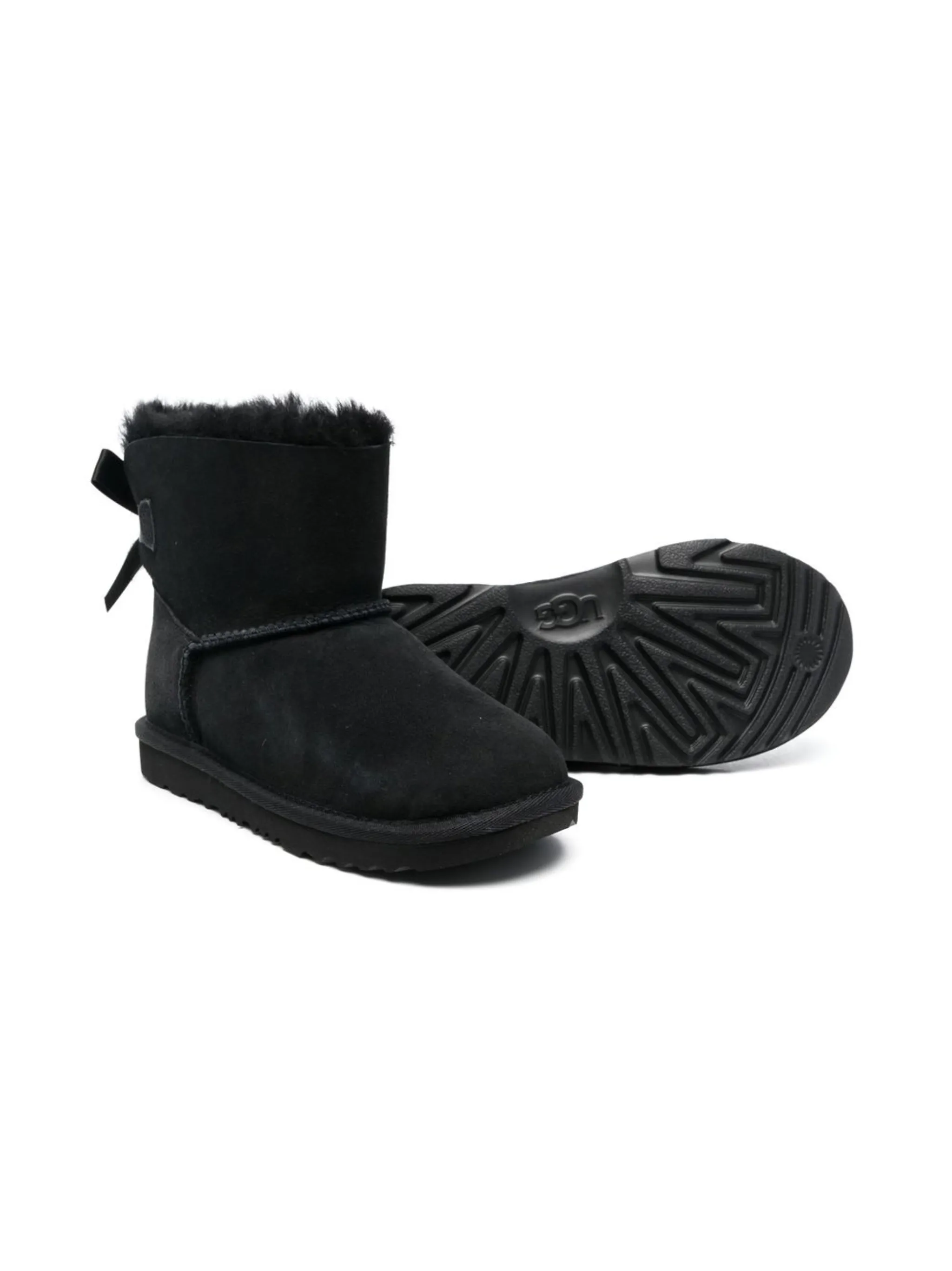 Ботинки Bailey с бантом Ugg Kids, черный — фото 2