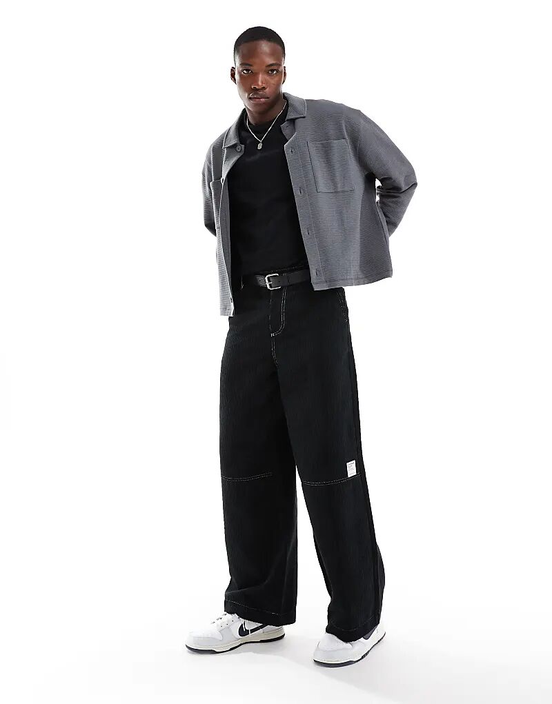 

Свободная куртка ASOS DESIGN серого цвета, Серый, Свободная куртка ASOS DESIGN серого цвета