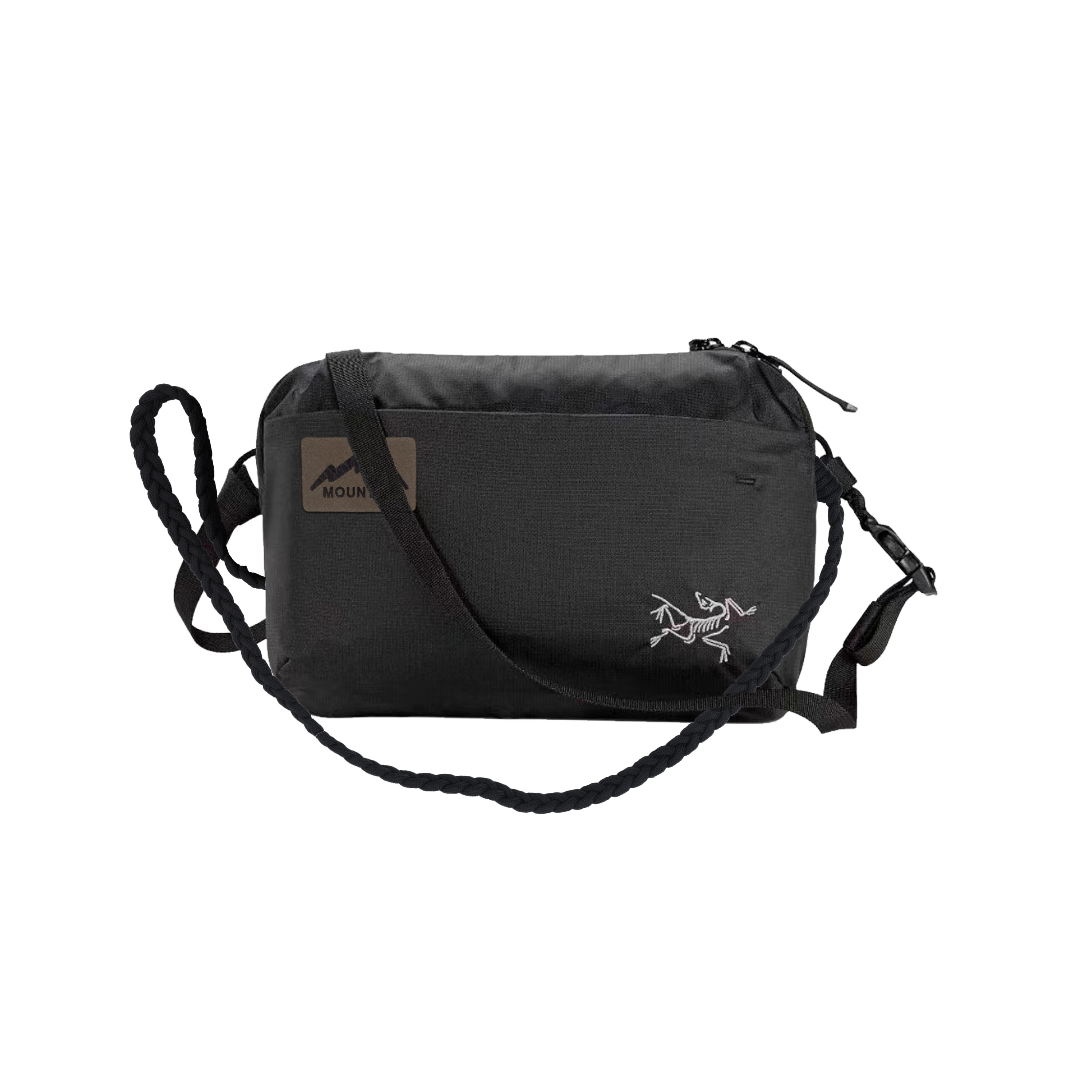 

Arcteryx Полиамидная поясная сумка унисекс черная, Wild Flight in The Mist