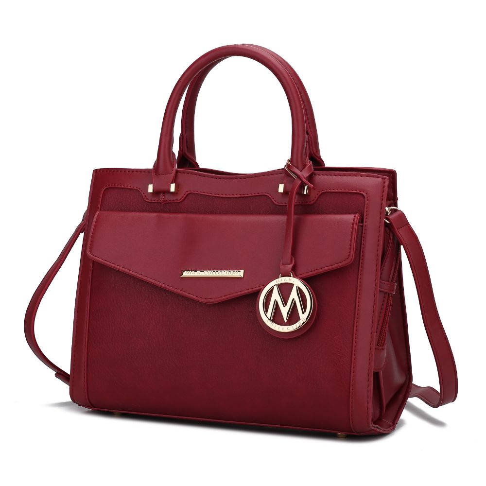 

Сумка-портфель Alyssa из веганской кожи для женщин MKF Collection By Mia K., цвет wine, Красный, Сумка-портфель Alyssa из веганской кожи для женщин MKF Collection By Mia K., цвет wine
