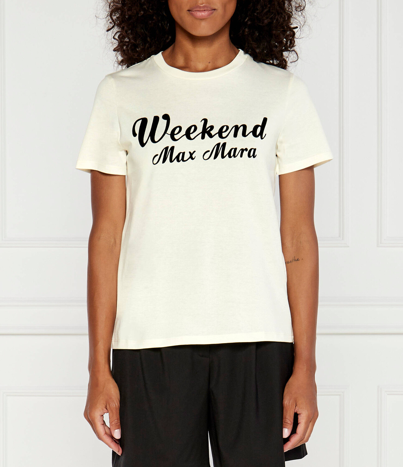 

Футболка Weekend MaxMara Regular Fit, бежевый