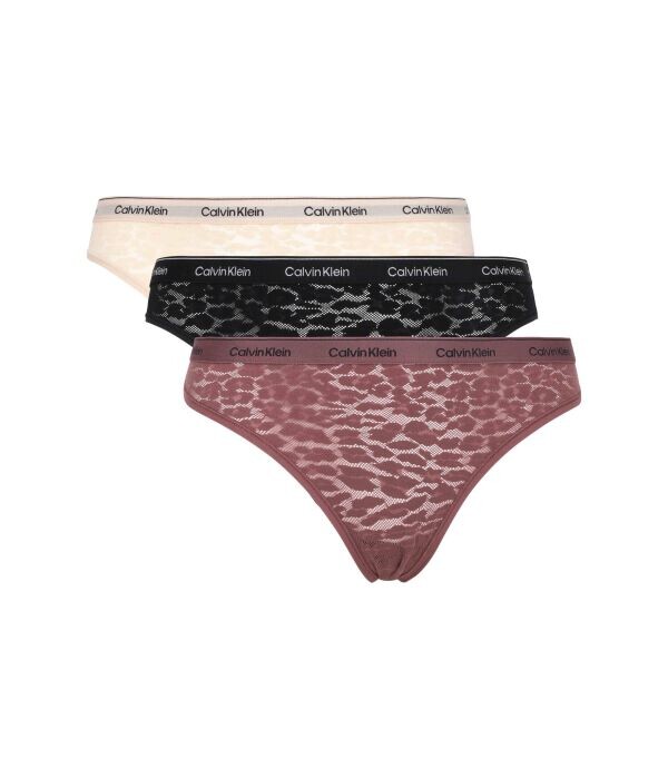 

Трусики кружевные Calvin Klein Underwear, 3 штуки