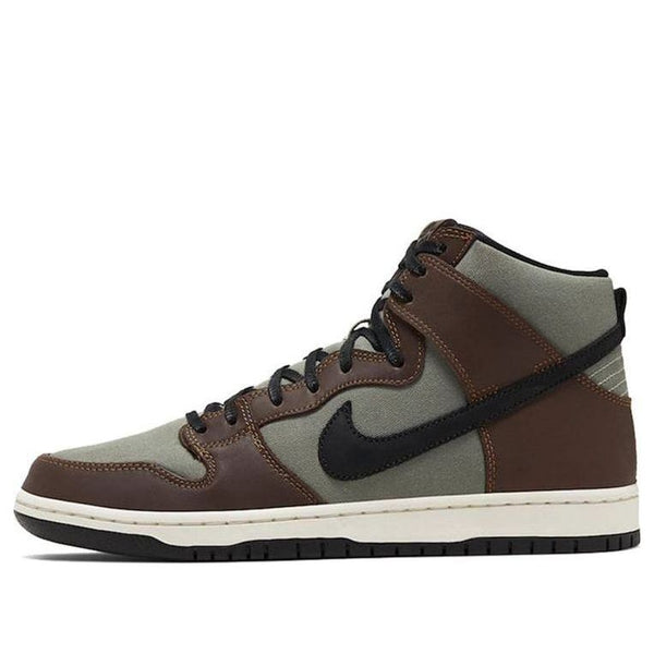 

Кроссовки sb dunk high pro Nike, коричневый