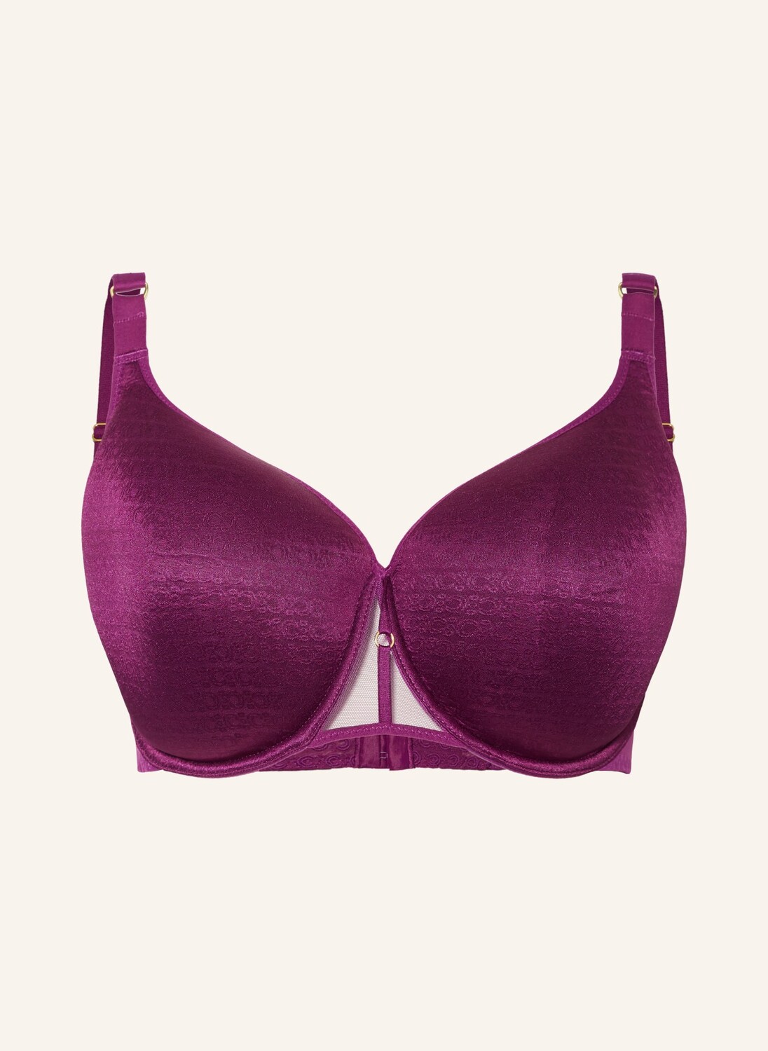 

Бюстгальтер с чашками monogram CHANTELLE, темно-фиолетовый