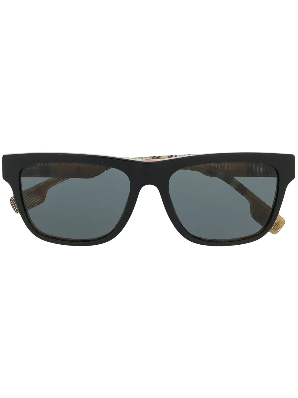

Солнцезащитные очки в клетку Vintage Check Burberry Eyewear, черный