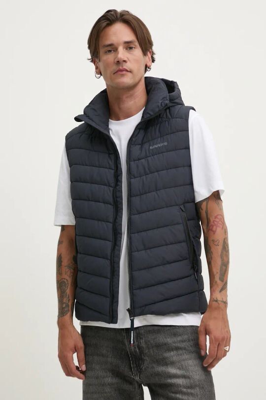 

Жилет Superdry, темно-синий