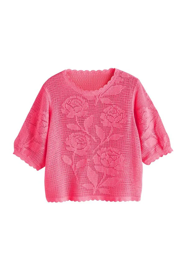 

Футболка стандартного кроя с коротким рукавом, круглым вырезом и принтом. Next, Bright Pink, Розовый, Футболка стандартного кроя с коротким рукавом, круглым вырезом и принтом. Next, Bright Pink