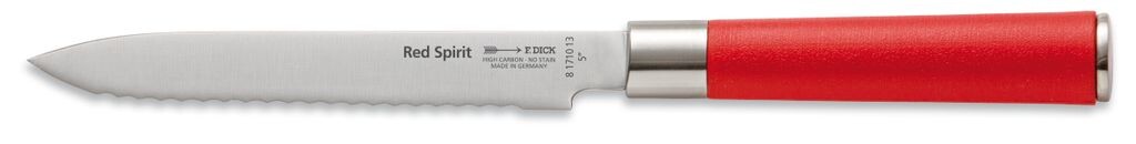 

Универсальный нож F. DICK Red Spirit с зубчатым краем 13см