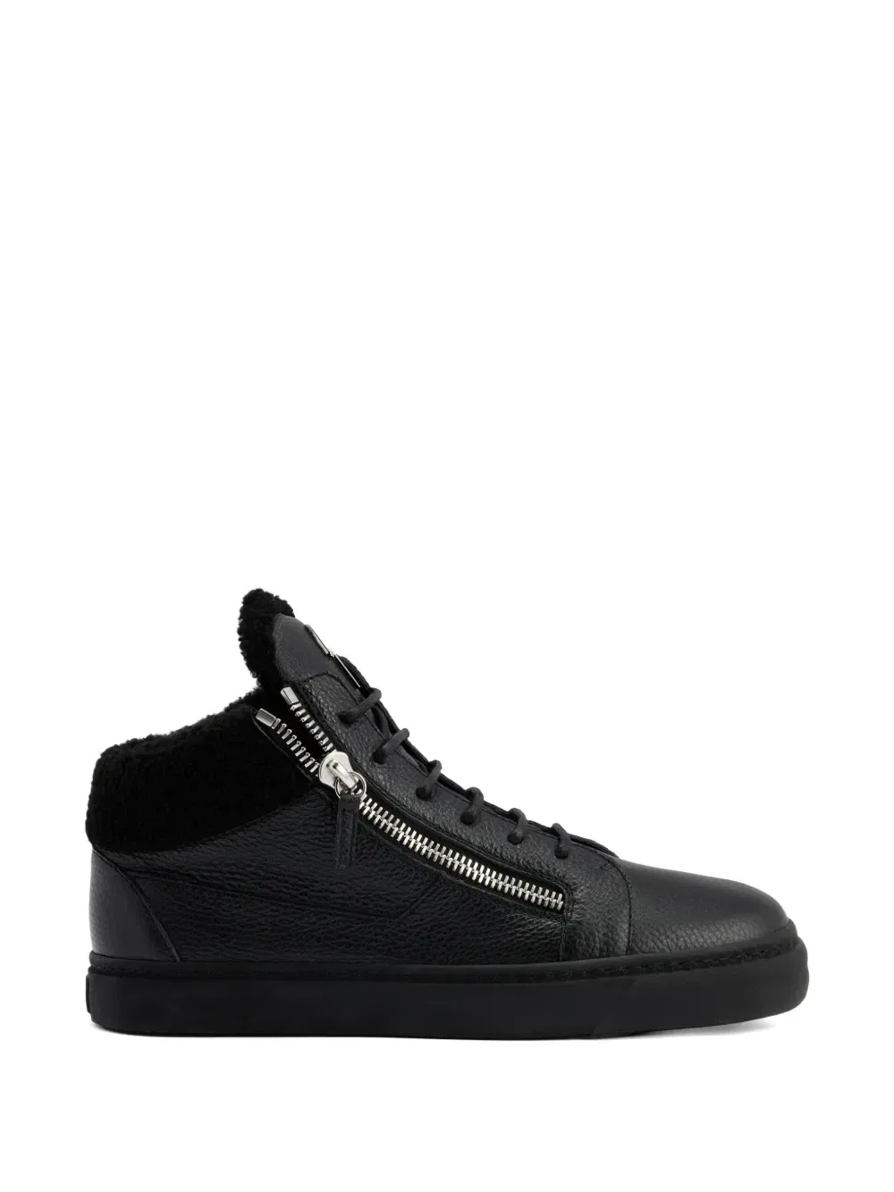 Кеды Kriss с боковыми молниями Giuseppe Zanotti, черный